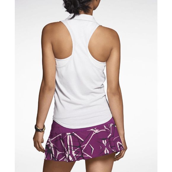 NEW Women's Medium NIKE Dri-FIT Touch Sleeveless Top Grey Heather 598267 051 - Picture 5 of 5